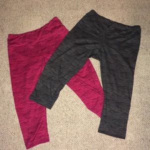 Two pairs of marika workout crops